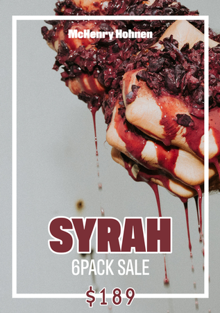 2018 Hazel's Syrah 6 pack